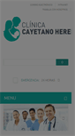 Mobile Screenshot of clinicacayetanoheredia.com